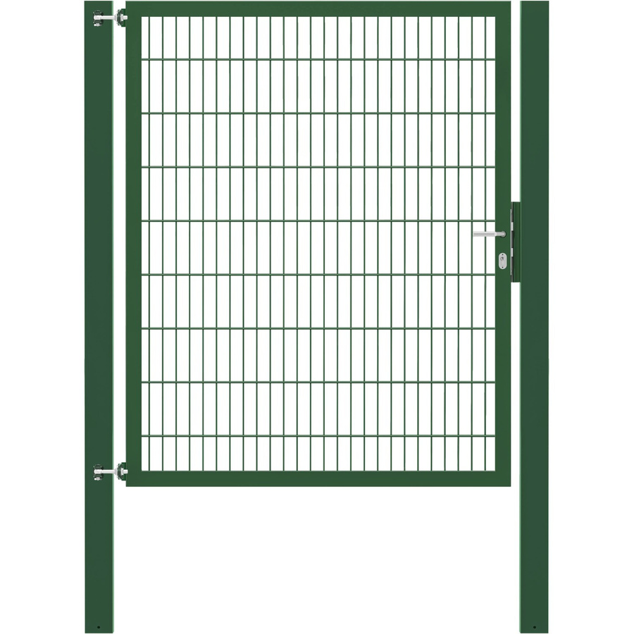Einzeltor Flexo Plus in Grün mit Pfosten, Breite: 150 cm, Höhe: 180 cm, Pfosten: 100 x 100 cm - Bild 2