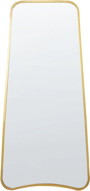 Beliani Wandspiegel LEVET in Gold mit Glas und Metall, B/H: 58 x 122 cm - Bild 1