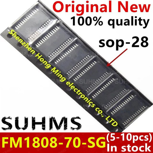5 bis 10 Stück FM1808 FM1808-70-SG Chipsatz in Schwarz SOP-28 - Bild 1