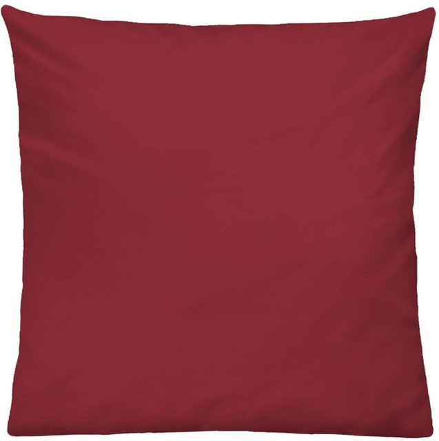 Pocoline Kissenbezug Jersey aus Baumwolle in Rot, B/L: 80 x 80 cm - Bild 1