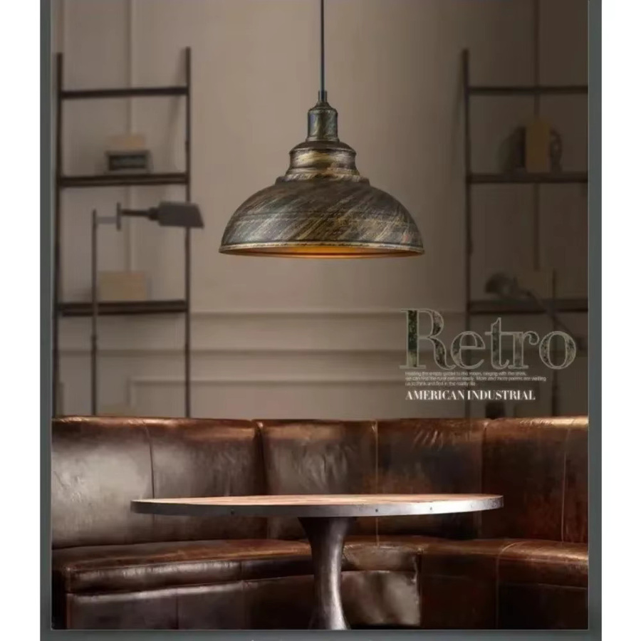 JOYINLED Retro Industrie Pendelleuchte in Bronze aus Metall für Küche, Schlafzimmer und Wohnzimmer - Bild 2