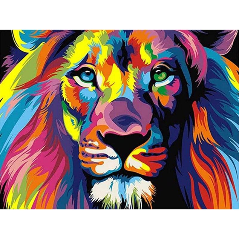 DIY 5D Diamant Malerei süße Katze mit Harz-Steinen in Multicolour, B/H: 15 x 20 cm - Bild 1