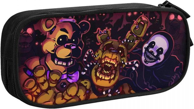 Fancy Style Studio Springtrap Fnaf Federmäppchen mit großem Fassungsvermögen und Doppelkapazität, Mehrfarbig - Bild 1