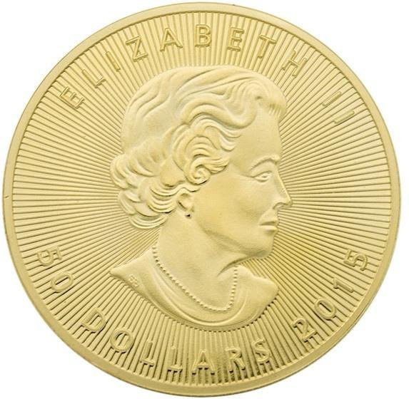 ARI Kanada 1 Unze Gold Maple Leaf Münze, Stempelglanz, Unisex - Bild 1