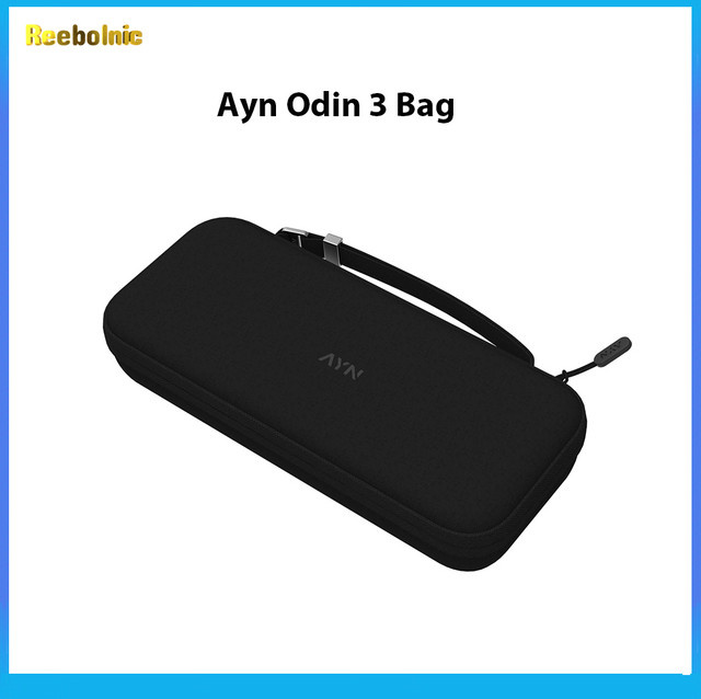 Reebolnic Ayn Odin 3-Tasche, tragbare Tasche mit TPU-Shell-Schutz für die Odin3 Handheld-Spielekonsole, Schwarz - Bild 1