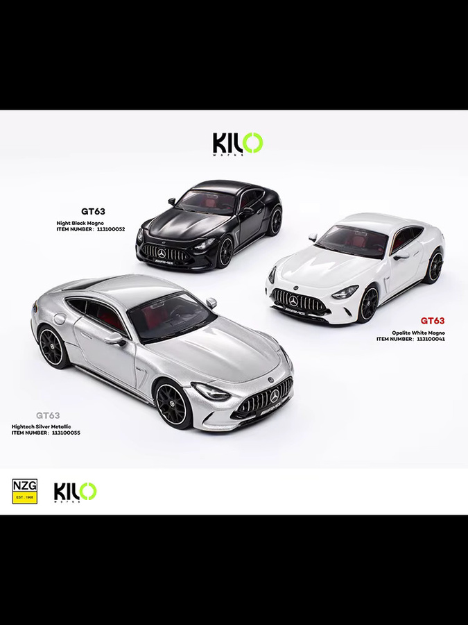 NZG GT63 Automodell, 1:64 Maßstab, Schwarz - Bild 2