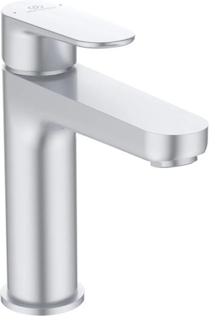 Ideal Standard Waschtischarmatur Push-Open mit 125 mm Ausladung in Silver/Chrome und wassersparender Funktion - Bild 1