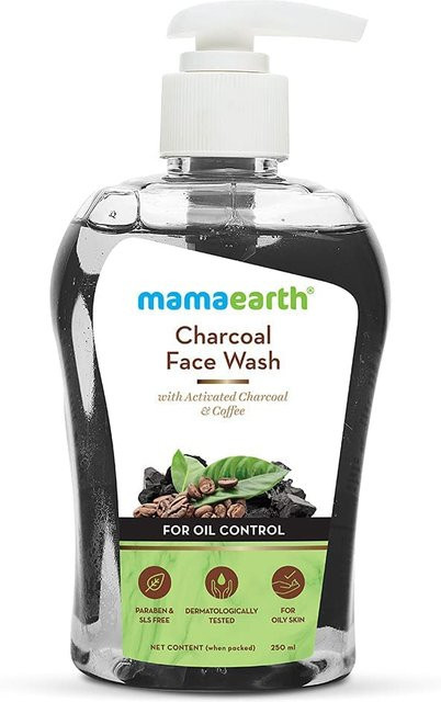 Mamaearth Kohle Gesichtsreiniger, 250 ml, Fettige Haut, Kaffee, Tonerde, Teebaum - Bild 1