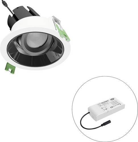 EVN LED-Deckenstrahler F05R09SM1340L24D in Weiß, rund und verstellbar - Bild 1