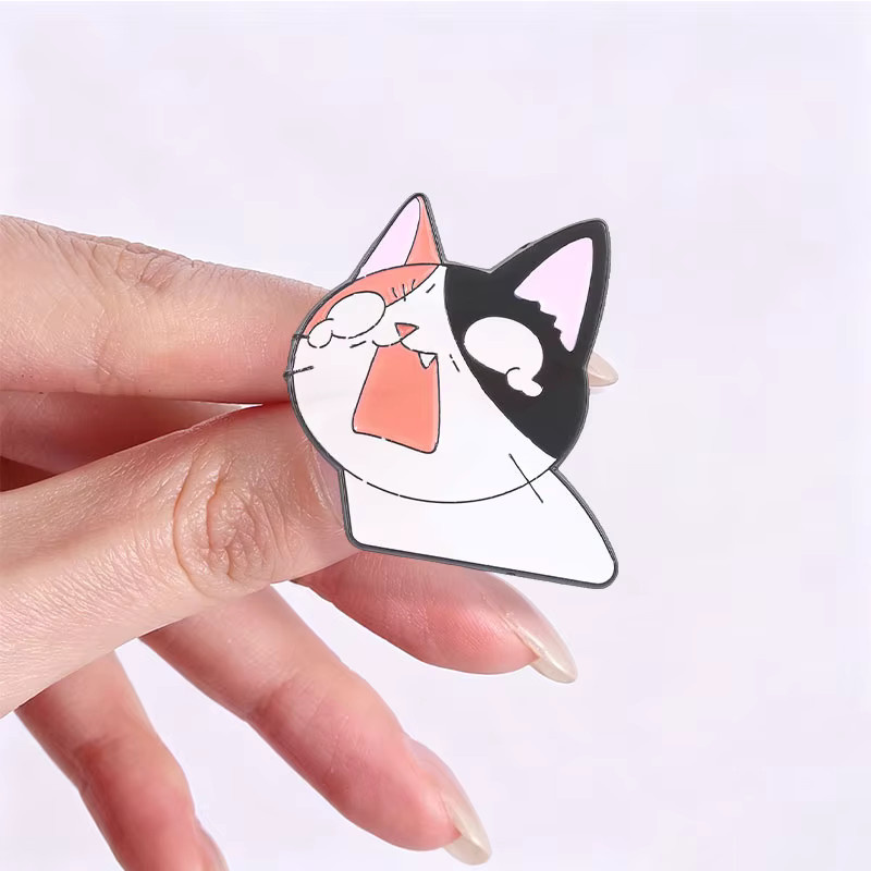 Miss Zoe Reversnadel Krokodil-Katzen-Emaille-Pins, Unisex - Bild 2