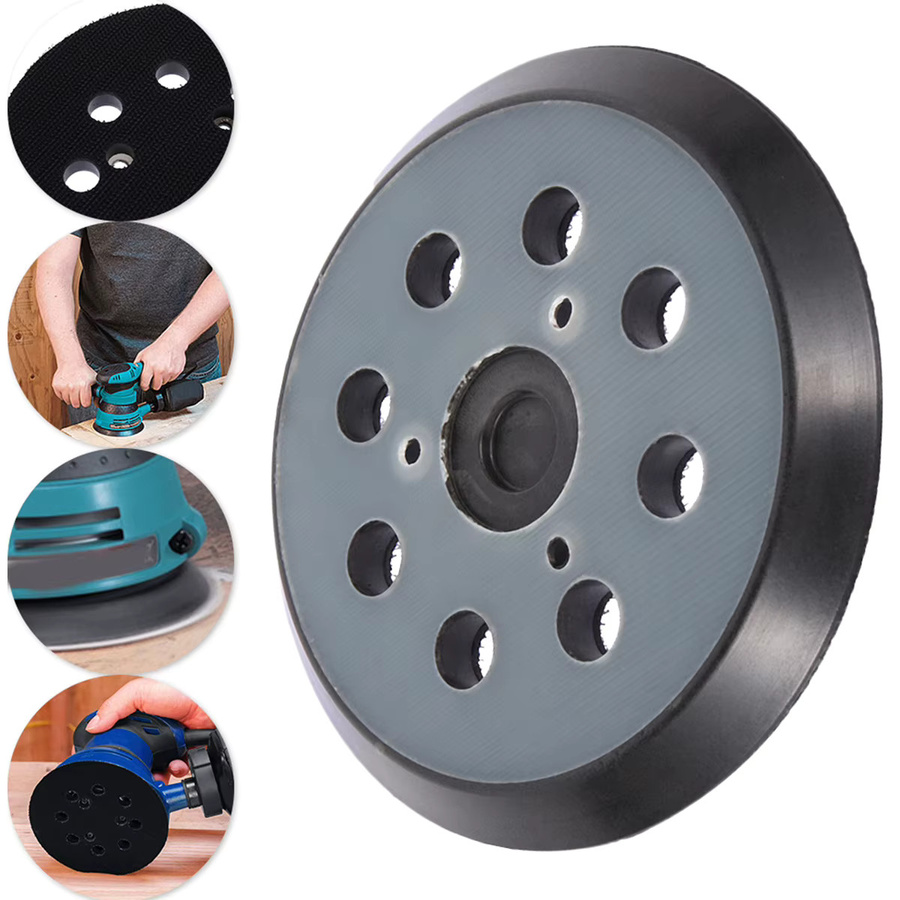 Toorise Universelle 5 Zoll 8-Loch Klett-Schleifplatten als Ersatz-Schleifpads für Elektrische Exzenterschleifer - Bild 6