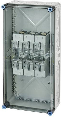 Hensel NH-Sicherungshalter 2000160 400A in Grau aus Kunststoff zur Wandmontage - Bild 1