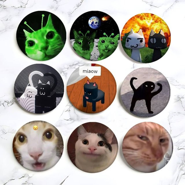 bilibili Anstecknadeln, Metall, Bunt, Unisex - Bild 1