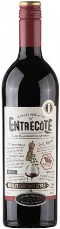 Les Grands Chais de France, Entrecôte, Cuvée, halbtrocken, Rotwein, 2024, 0,75 l