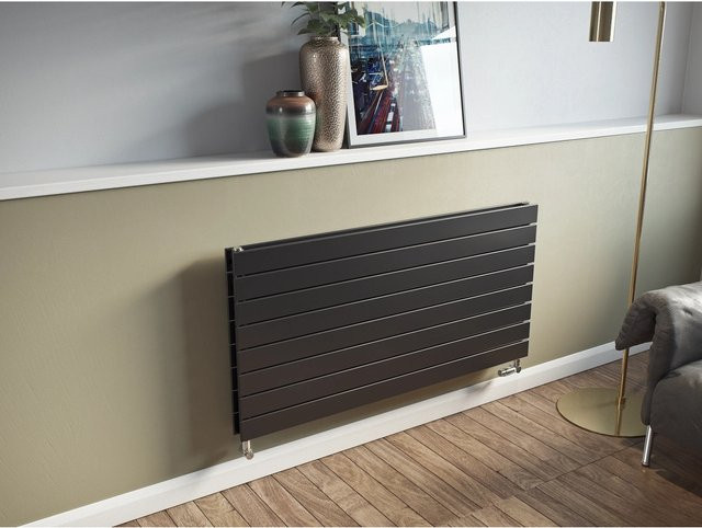 Ximax Heizkörper P1 Duplex Horizontal, Anthrazit, Breite: 120 cm, Höhe: 52 cm - Bild 1