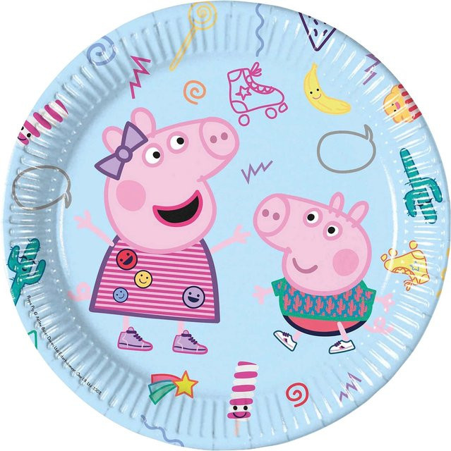 Partystrolche Peppa Wutz Partyset 49-teiliges Set - Bild 1