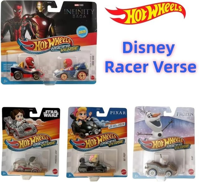Hot Wheels Disney Racer Verse Druckgussauto, 1:64, ab 3 Jahren - Bild 1