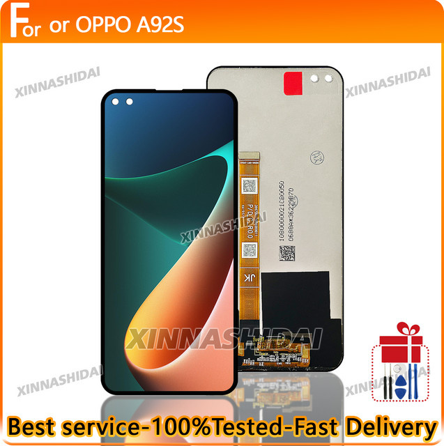 Oppo A92S LCD Display Ersatz mit Touchscreen Digitizer in Schwarz - Bild 1