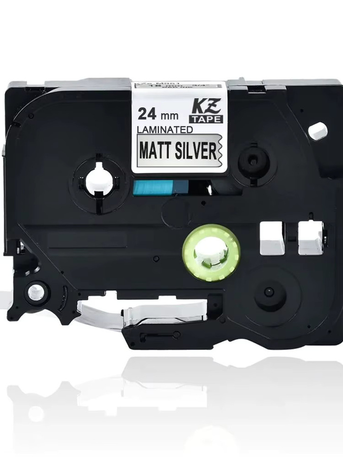 Brother TZE-M951 Etikettenband Schwarz auf Matt Silber, Breite: 24 mm, kompatibel mit PT-E550W, PT-P710BT und PT-P750W - Bild 3