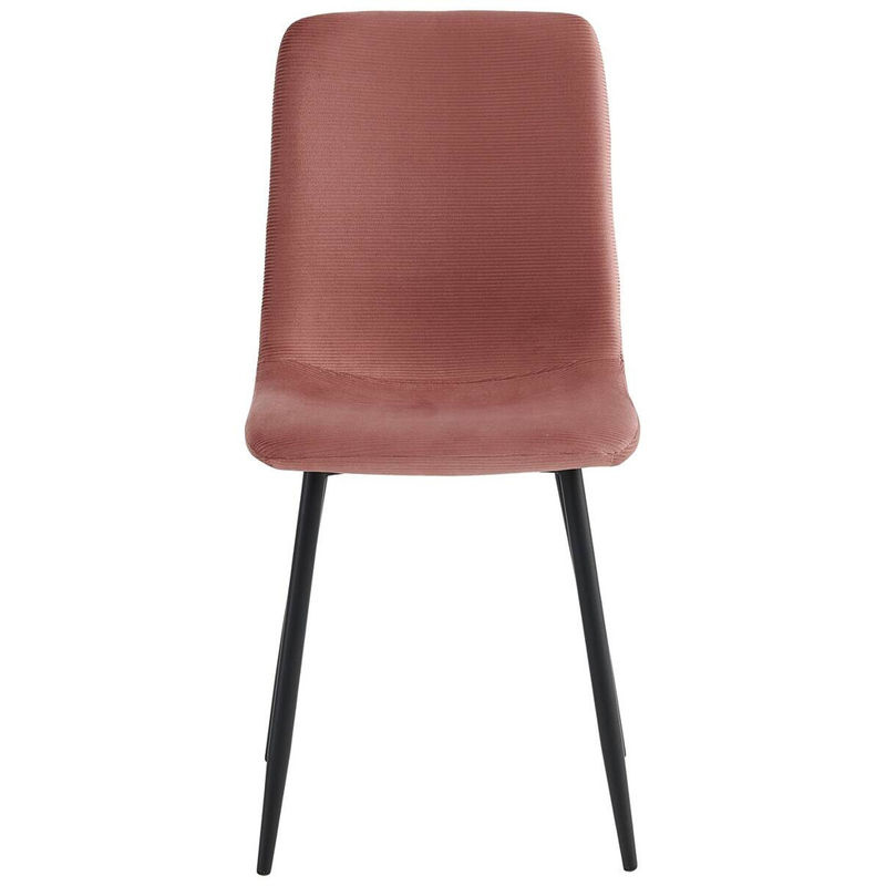 4er-Set Stühle Hela in Pink mit Cordoptik aus Microfaser, B/H/T: 44 x 92 x 54 cm - Bild 3