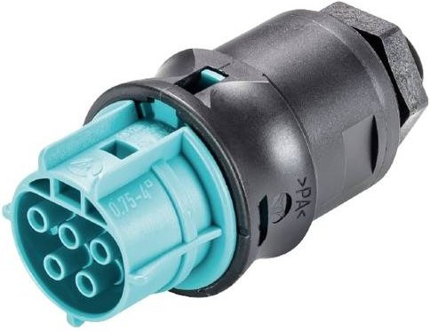 Wieland Electric 96.051.6153.6 Geräteanschluss in Turquoise und Multicolour - Bild 1