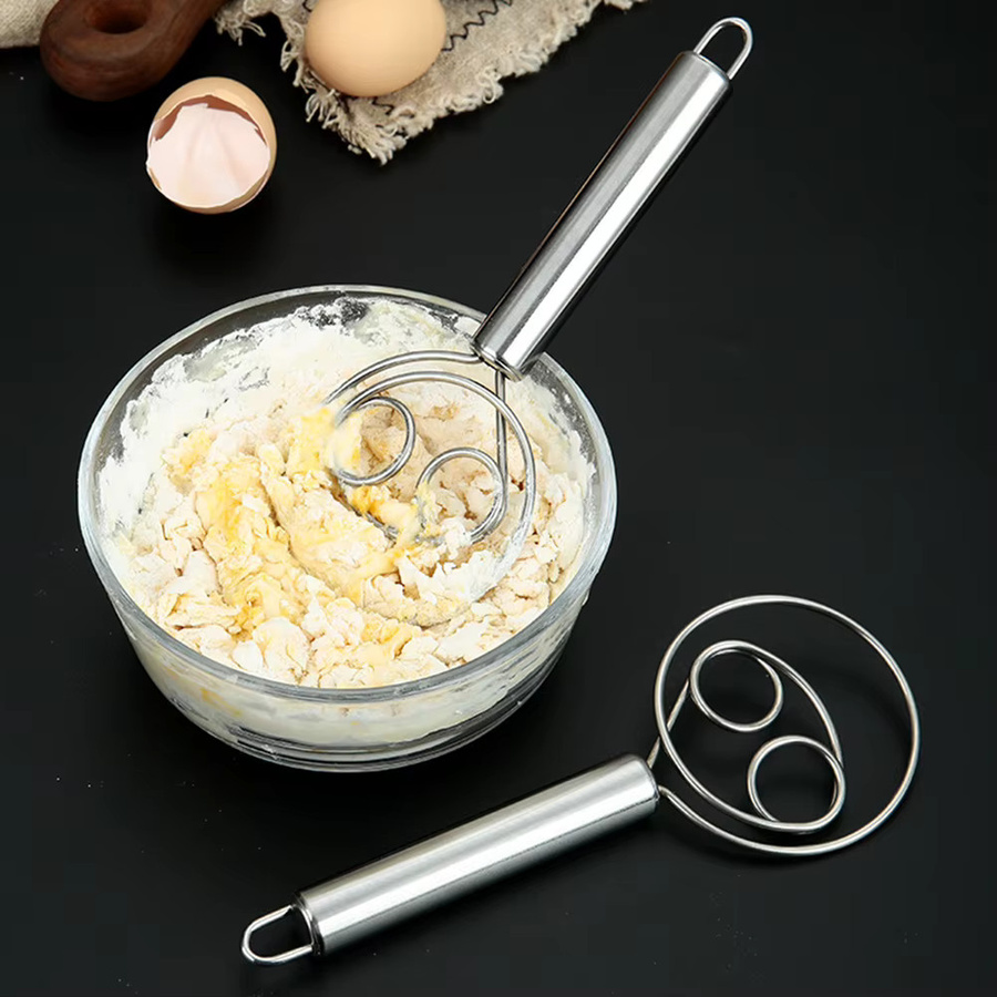 Aihogard Schneebesen aus Edelstahl in Silber für Teig, Kuchen und Gebäck mit Aufhängemöglichkeit - Bild 5
