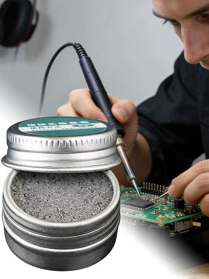 Lötspitzen-Erneuerer Antihaft-Zinnlötpaste zur Reinigung und Aktivierung von Oxid-Lötkolbenspitzen in Silber - Bild 4
