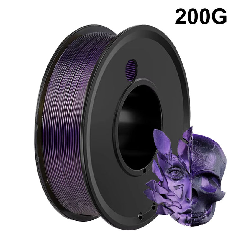 3D Maliang PLA Seide Filament Zweifarbig Schwarz Lila 1,75mm für FDM 3D-Drucker - Bild 2