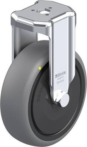 Blickle Bockrolle BKRA-TPA 101KF-ELS in Schwarz und Grau mit 100 mm Rad-Durchmesser und 70 kg Tragfähigkeit - Bild 1