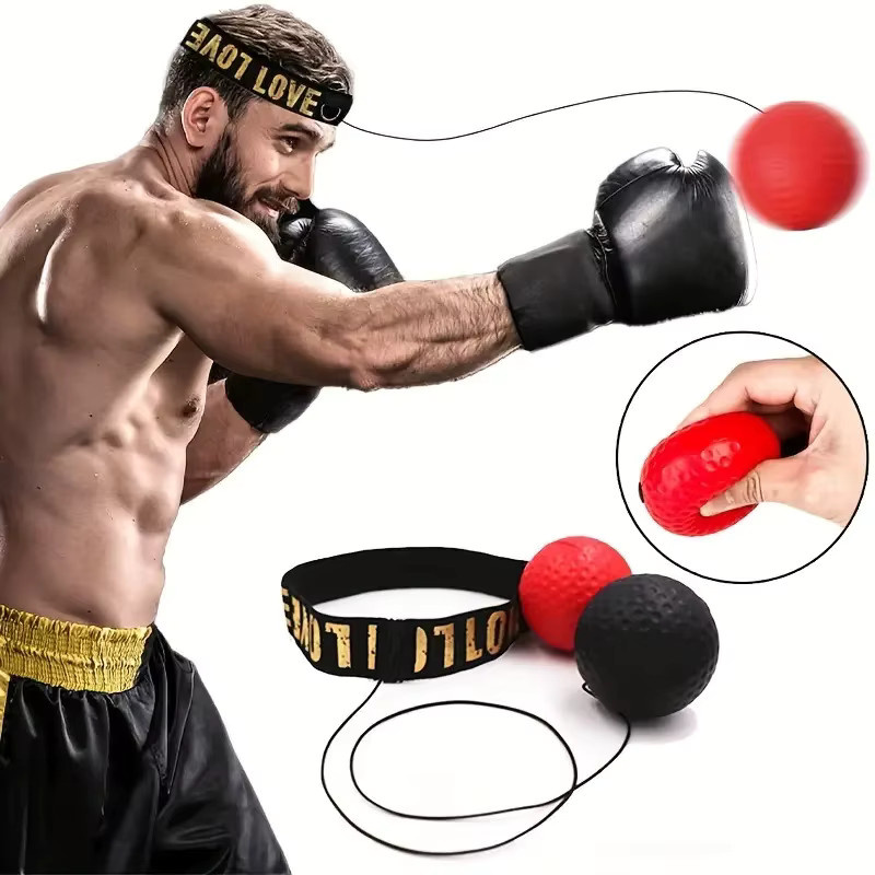 Soulbao Speed Ball Boxen, Fitness Spielzeug, Rot, Kunststoff - Bild 2