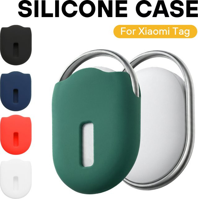 ZYOX Weiche Silikon-Schutzhülle für Xiaomi Tag Tracker in Rot - Bild 1