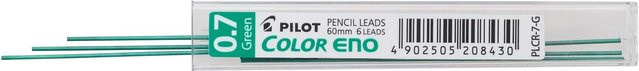 PILOT Color Eno Mine für Druckbuntstifte, Grün, 6 Stück - Bild 1