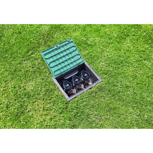 Gardena Ventilbox 9 V Bluetooth Set mit 3 Bewässerungsventilen, schwarz/grün, B/T/H: 38,5 x 28 x 20,8 cm - Bild 4