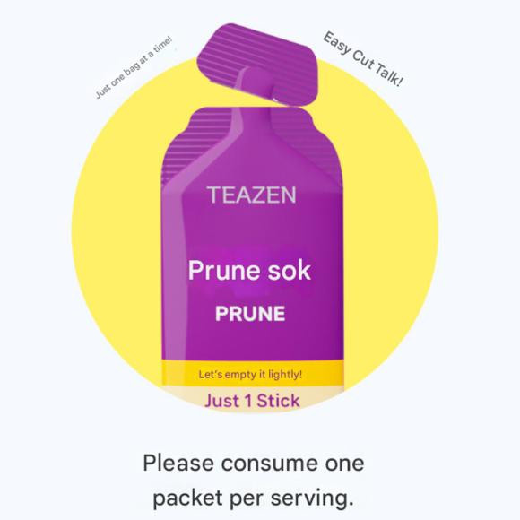 Teazen Pflaumensaft mit Pflaumenextrakt Instant-Drink 5 Sticks - Bild 3