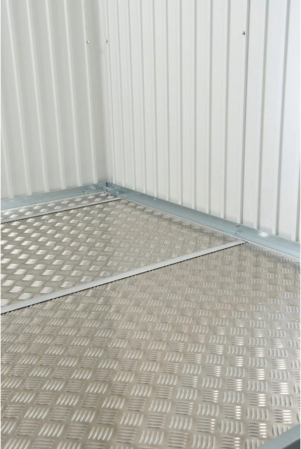Biohort Bodenplatte für Gerätehaus Neo 2C/3B aus Aluminium, silberfarben, B/T: 213,5 x 269,5 cm - Bild 1