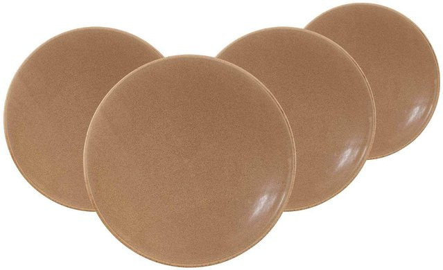 Ritzenhoff & Breker Dessertteller Sahara aus Porzellan, Farbe Sand, 4er Set, Durchmesser: 20,5 cm - Bild 1