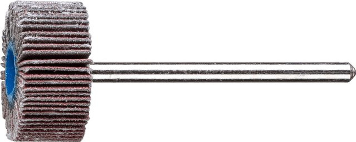 PFERD Korund Fächerschleifer A240 für Feinschliff und Finish, Durchmesser: 20 mm, Schaft-Durchmesser: 3 mm, 10 Stück - Bild 2