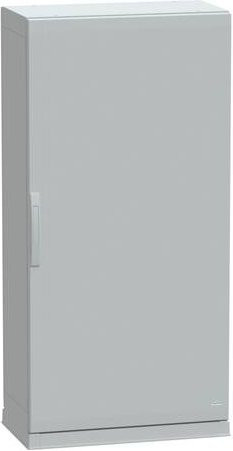 Schneider Electric Polyestergehäuse PLAZ Verteilungskasten mit Sockelrahmen und offenem Boden in Grau, H x B x T: 150 cm x 75 cm x 42 cm, IP54 - Bild 1