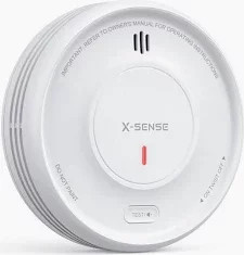 X-Sense XS0D-MR61 Vernetzbarer Rauchwarnmelder, Fotoelektrisch, App-kompatibel, Weiß - Bild 1