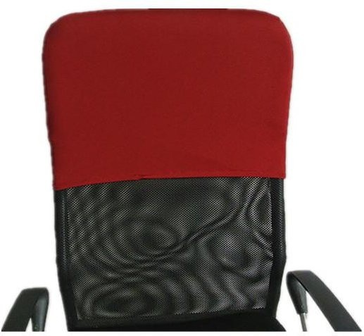 Staubdichte und elastische Stuhllehnen-Schutzhülle für Bürostühle und Gaming-Stühle, Farbe: Weinrot, B/H: 35 x 48 cm - Bild 1