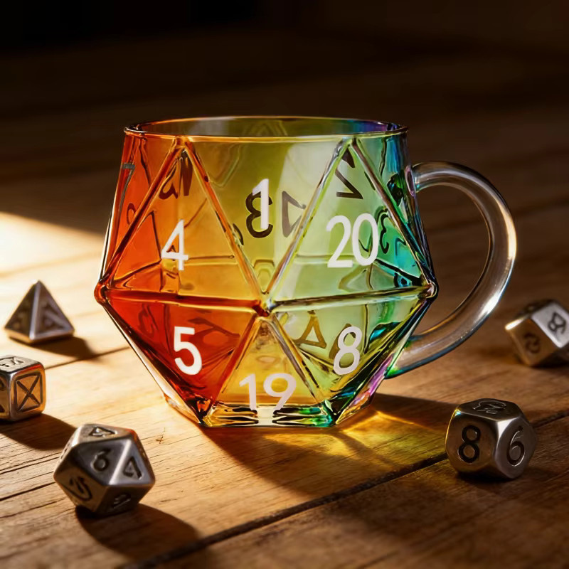 JUSTINLAU Kreativer Buchbecher aus Borosilikatglas in Multicolour mit Griff als Trinkbecher oder Kaffeetasse - Bild 4