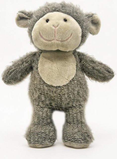 Yiran toy Cartoon-Schaf Stofftier, Plüsch / Textil, 25 cm, Grau - Bild 1