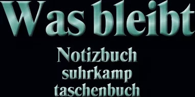 Was bleibt von Christa Wolf, Suhrkamp Verlag - Bild 1