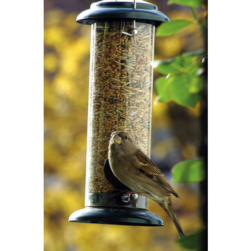 DOBAR Vogelfuttersäule aus Kunststoff und Metall in Grün - Bild 3