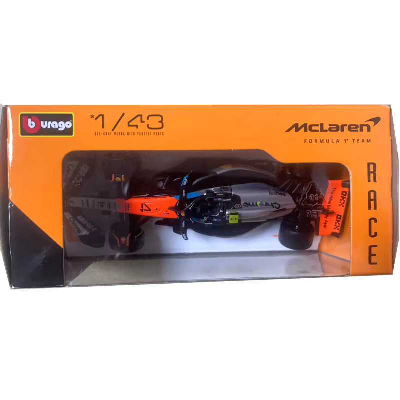 Bburago McLaren F1 MCL39 2025, Modellauto, 1:43, Metall, ab 3 Jahren - Bild 1