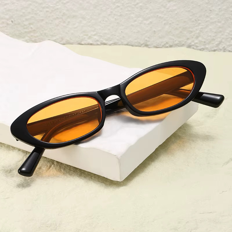 Julyrays Sonnenbrille Damen, Oval, Vollrand, Schwarz, Kunststoff - Bild 2