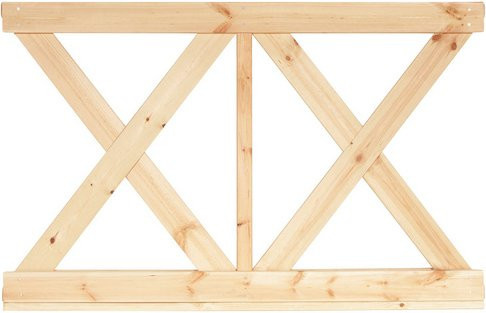 WOLFF Finnhaus Wandelement Kreta 6 aus Holz in Beige und Natur - Bild 1