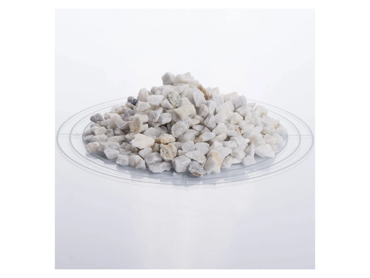 SCHICKER MINERAL Marmor Ziersplitt in Weiß, Körnung 8-16 mm, 1000 kg BigBag - Bild 2