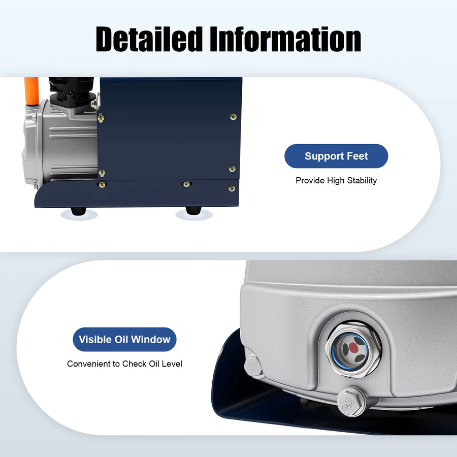 PCP-Luftkompressor mit 1800W Kupfermotor und Wasserkühlung, Blau, 80 l/min, 0-30 MPa Druck, 220V - Bild 6