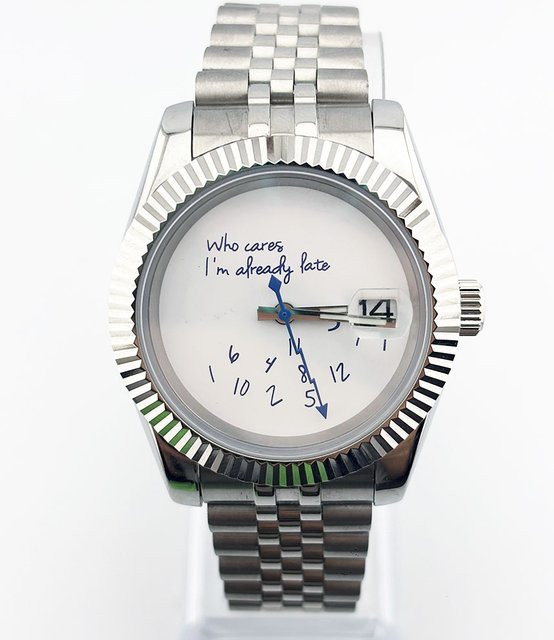 Who cares Analoguhr, Automatik, Edelstahl, Saphirglas, 39 mm, Herren - Bild 1